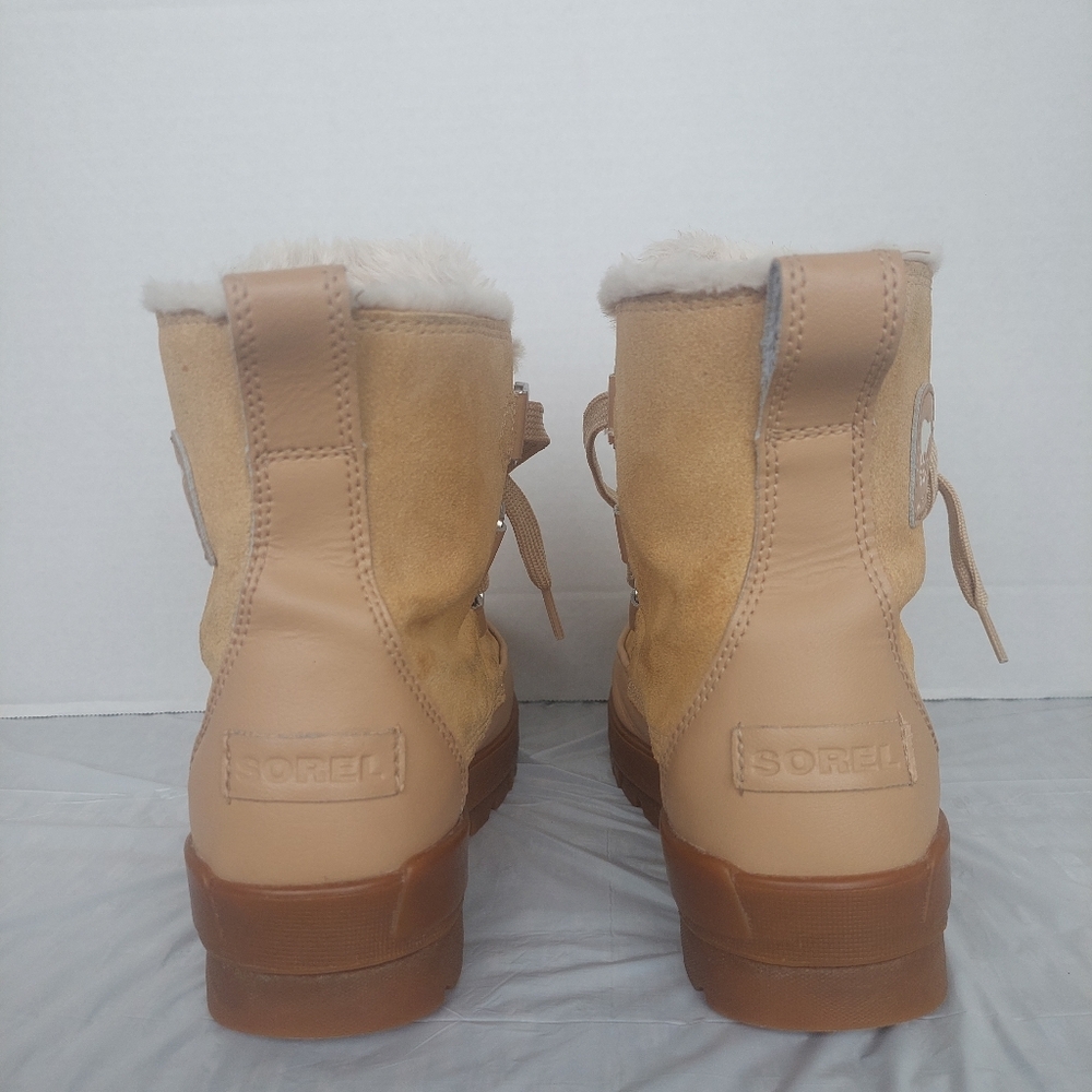 SOREL TIVOLI IV Womens Insulated Waterproof Boots Ceramic/Natural 8.5 US - Picture 4 of 16